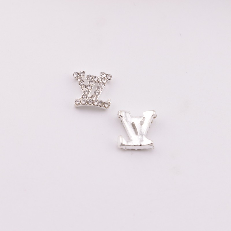 8*8mm驴家新款银钻合金美甲贴片diy饰品配件材料diy美甲串珠笔|undefined