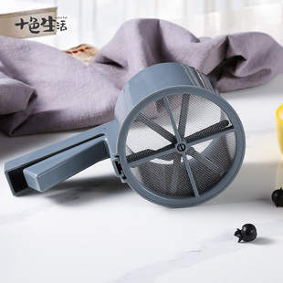 304 Flour Sieve Baking Handheld Semi-Automatic Fine Hole Mesh Sieve Baking Tool Flour Sieve Fine Household Sugar Powder Sieve