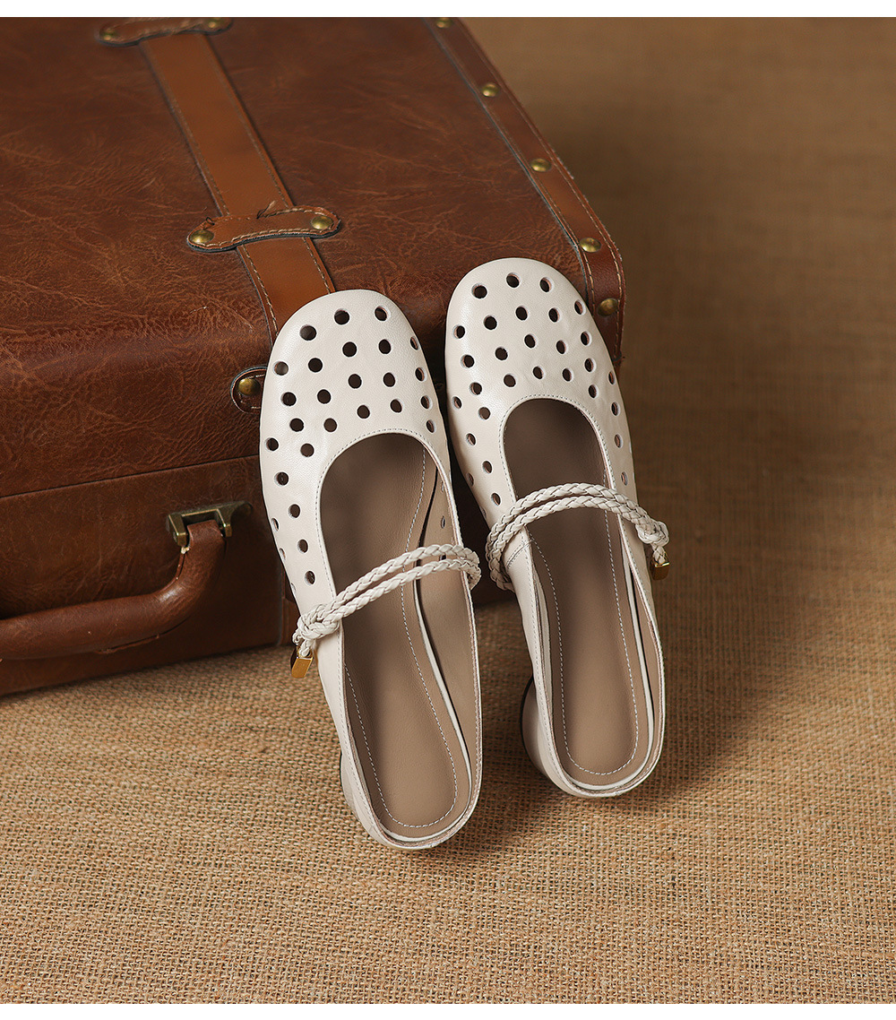 Sandal cao gót nữ quai ngang hở mũi, gót 3 cm, kiểu dáng thanh lịch — đen chi tiết 17