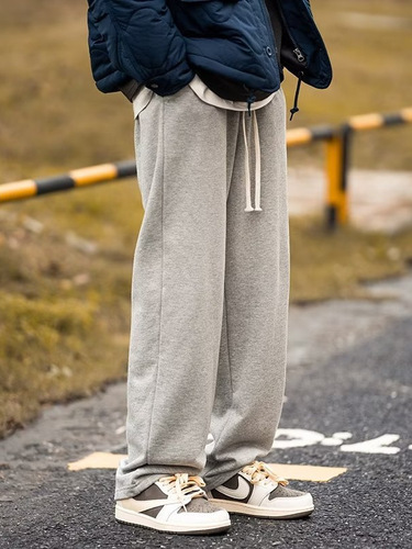 Men's Fashion Streetwear Loose Summer Sporty Youth Trendy Nine-Pocket Pants Versatile Literary Lazy