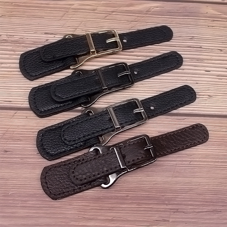 2pcs leather metal skin  buckle for DIY wool out coat trench fur coat dust coat cashmere to buckle manufacturer wholesale spot