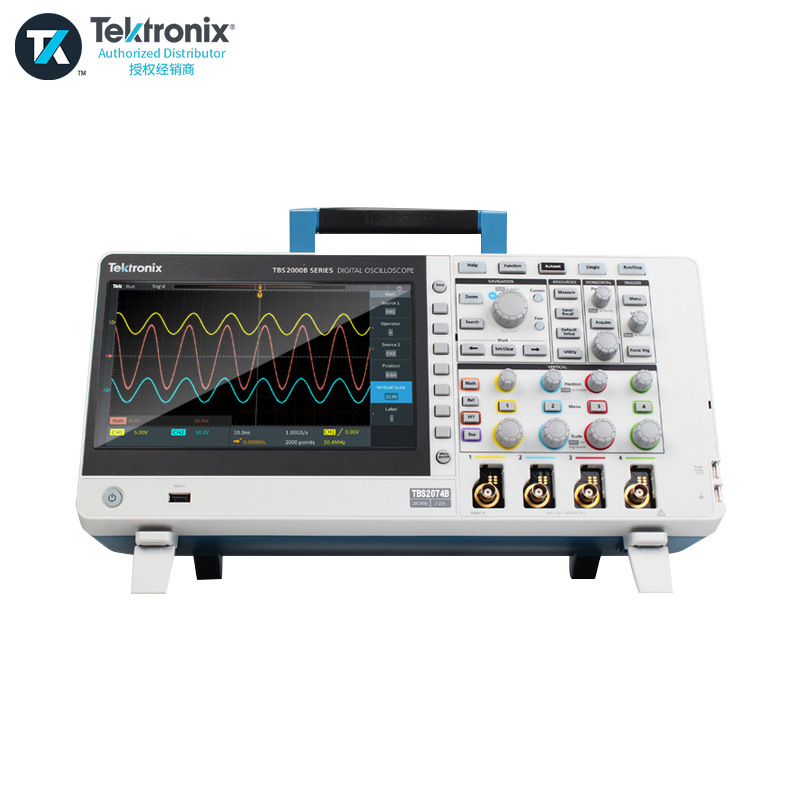泰克（Tektronix）TBS2104B数字示波器 四通道 100M