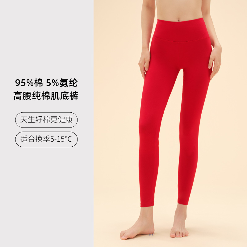 A类现货纯棉秋裤女内穿薄款春秋学生保暖裤高腰女士新款工厂批发|undefined
