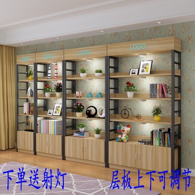 包包样品展示架产品展柜货架陈列柜木质化妆品展示柜灯箱药品货柜