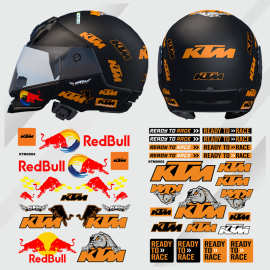 适用KTM390duke 790摩托车贴纸防水反光改装头盔贴车贴车身贴花