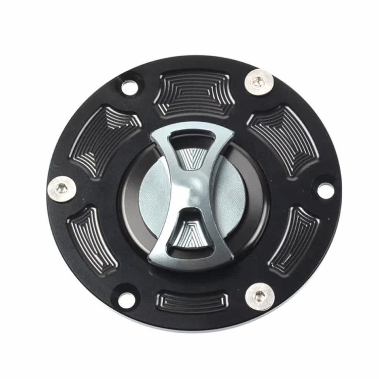 Suitable for Kawasaki Ninja250/300 Z250/300 Modified Keyless Quick-Release Fuel Tank Cap