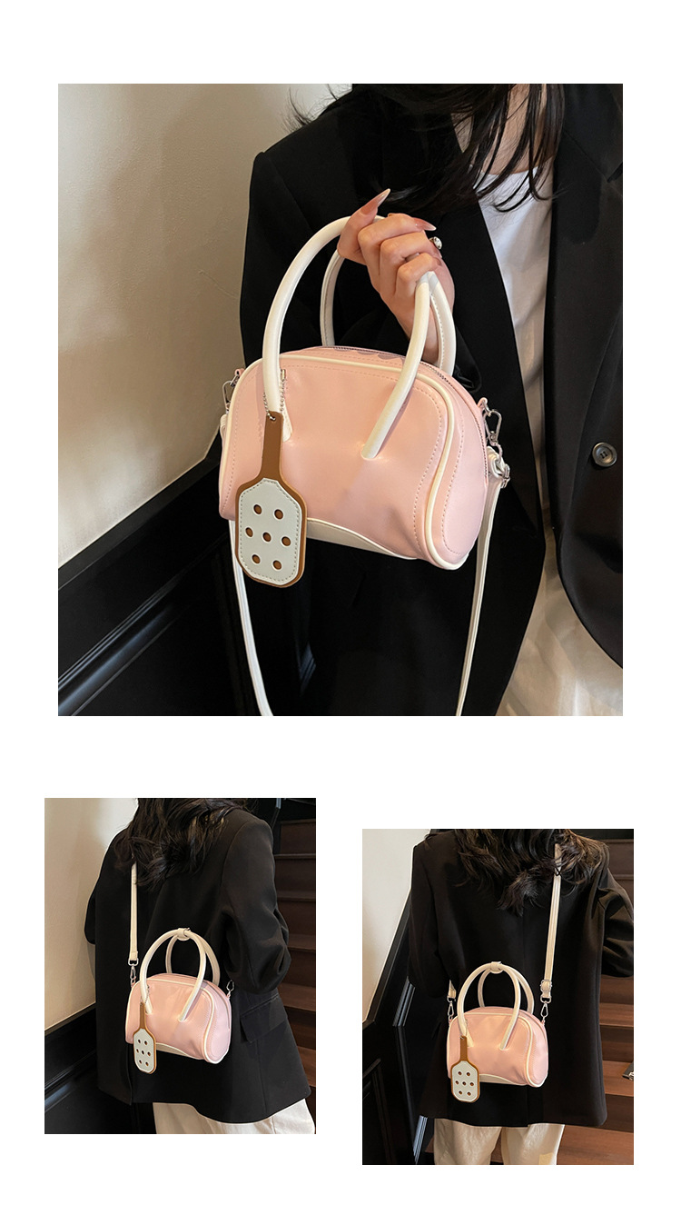 Borsa donna stile baseball borsa a tracolla casual elegante_voghion.com