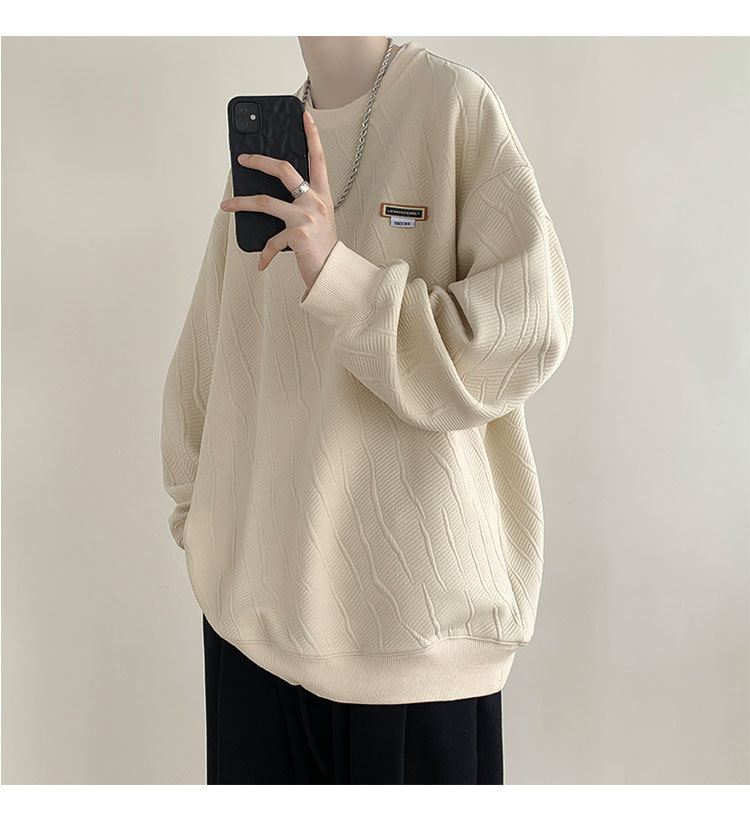 Harajuku pullover sweater in grey