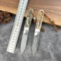 大马士革迷你跨境折叠刀钥匙扣