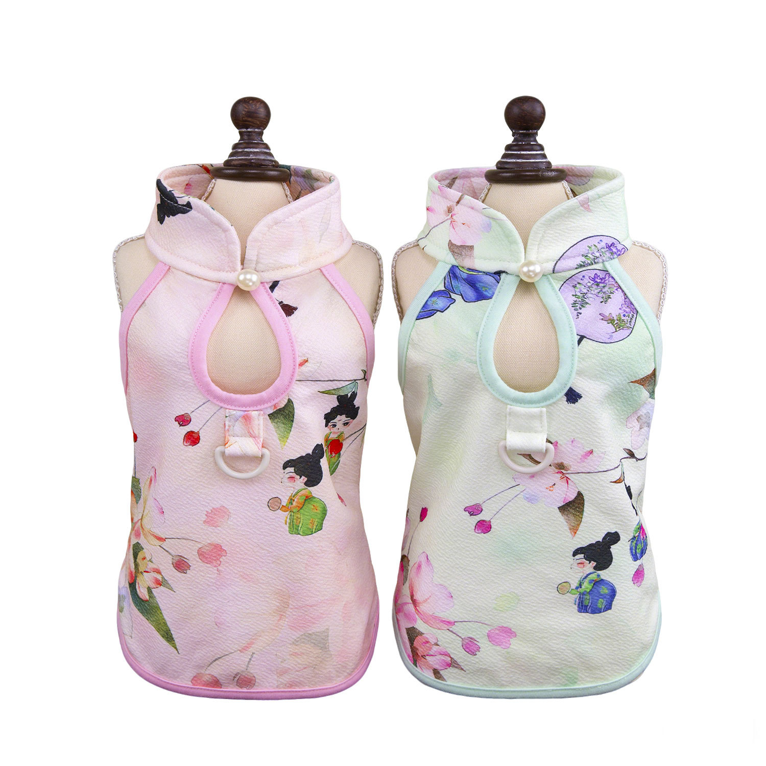 Ropa de Cheongsam para Mascotas de Poliéster Transpirable para Mascotas image 5