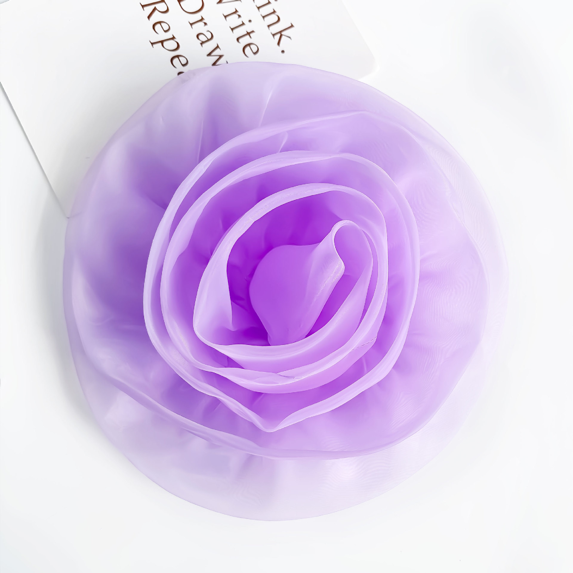 3D ogan camellia hecha a mano DIY material de decoración de cabello vestido de boda vestido de baile accesorios de ropa de espectáculo