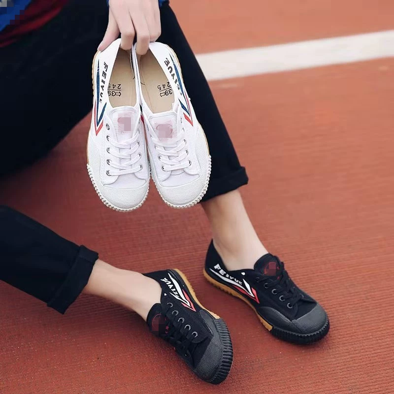 Old Leap 511 Уханьская Школьная обувь для мальчиков и девочек, спортивная обувь для колледжа по ушу, Спортивная парусиновая беговая Обувь для бега