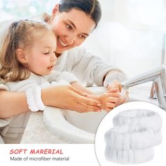 Cross-border Korean version pure color coral velvet face washing wrist strap sports band fitness band hair tie waterproof hand protection wristband manufacturer