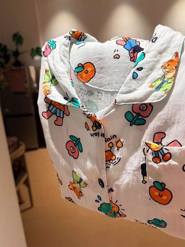 Crazy Zoo 2026 Spring/Autumn New Collection: Women's Trendy Korean-Style Long-Sleeve Cute Loungewear Set