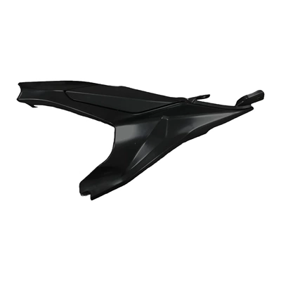 Motorcycle Fender – Fairings - left-lower-seat-plate-black