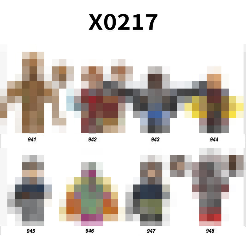 Foreign Trade Goods X0217 Super Movie Series Educational Assembled Building Block Minifigure Toys Opp Bag