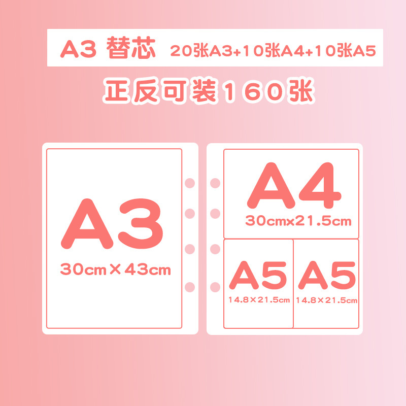 替芯（A3/20张+A4+A5）