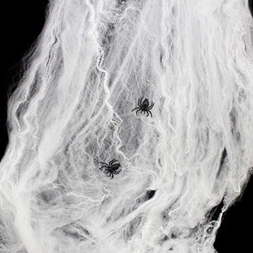 Telaraña Simulada de Halloween de Fibra Química Decorativa para Fiestas image 3