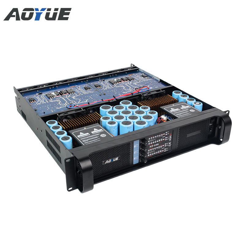 Amplificador de audio de alta potencia de 4 canales amplificador de potencia profesional adecuado para amplificador de etapa de subwoofer de 21 pulgadas