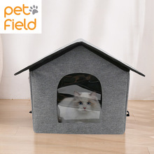 户外流浪猫窝防水防雨防寒室外冬季保暖封闭式猫屋通用宠物窝定做