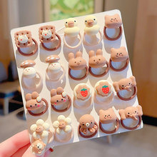 0-3岁小号宝宝发绳婴儿拇指发圈1-4岁小女孩不伤发橡皮筋卡通头饰