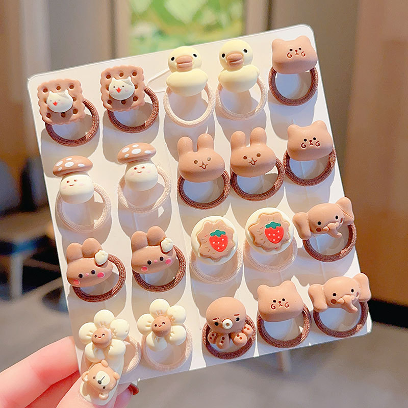 0-3岁小号宝宝发绳婴儿拇指发圈1-4岁小女孩不伤发橡皮筋卡通头饰