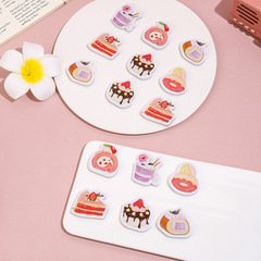 Creative Eraser for Cross-Border Trade: Cute Cake-Shaped Eraser—Non-Shredding, Smudge-Free, Non-Toxic, Perfect for Elementary School Students