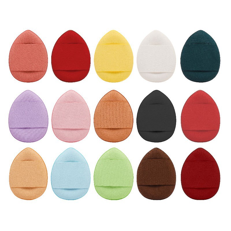 Cojín de aire para dedos al por mayor, soplo de polvo, húmedo y seco, mini corrector de la punta del pulgar, base líquida pequeña, maquillaje con esponja, maquillaje