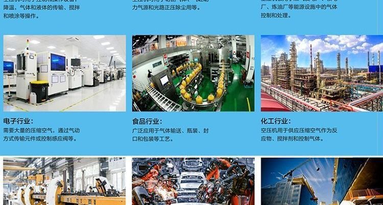Screw type air compressor with permanent magnet variable frequency p industrial screw compressor air pump 7.5/11/15/22/37KW