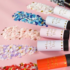 ウェディング用品結婚式のミニは小さい礼砲を持って手をねじって誕生日のロマンチックな噴花の雰囲気の新年のパーティーの雰囲気をねじります。