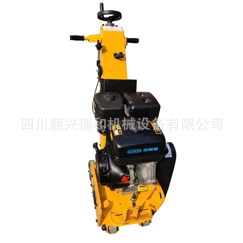 Máquina de fresado de hormigón pavimento asfáltico taladro de pelo auto-caminar piso interior máquina de dibujo de pelo diesel gasolina eléctrica