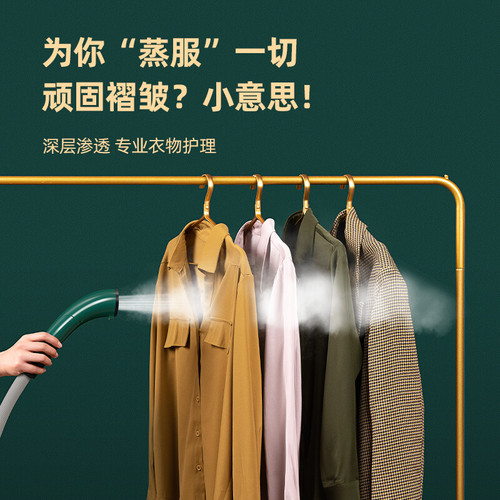 Ouxu hanging ironing machine household double rod ironing machine vertical large capacity ironing clothes steam iron gift wholesale 