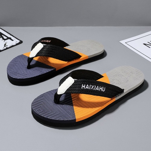 Man's Summer Oversized Slip-Resistant Outdoor Toe-Slip Sandals for Men