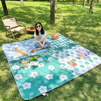 Avtomobil döşəmə paspasları: Vacation Mat Beach Moisture-proof - green-mood-190200cm