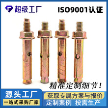 厂家直售镀锌带孔法兰母膨胀螺丝英制膨胀螺栓马来西亚套管壁虎