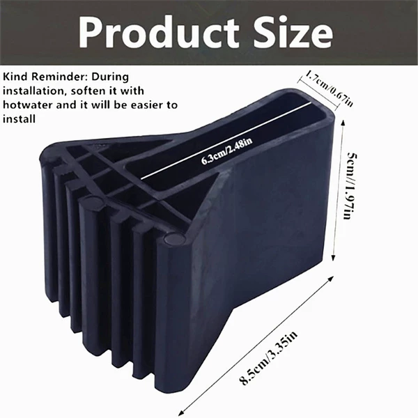 Folding ladder balance bar black feet (regular)