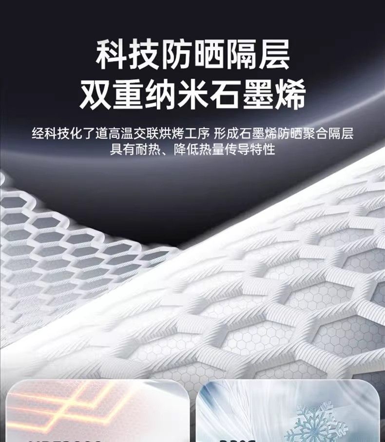 Car Sunshade, Custom-Made Graphene Privacy Curtain, Sun Protection and Heat Insulation Sunshade, Car Side Window Sunshade