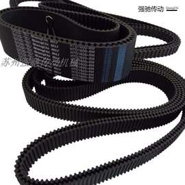 橡胶同步带HTD5M 8M 14M S5M S S8M XL LH双面齿轮传动齿形皮带