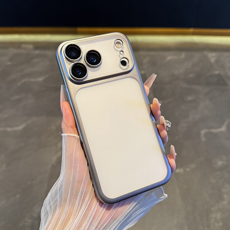 适用iPhone17PROMAX手机壳电镀PC磨砂硬壳苹果17Air自带镜头膜16|undefined