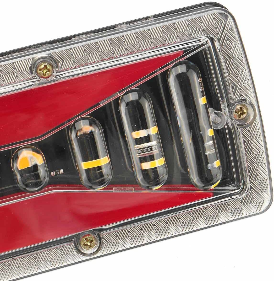 Car LED Taillight 12V24V running water light agricultural vehicle lamps tricycle truck taillight truck warning light