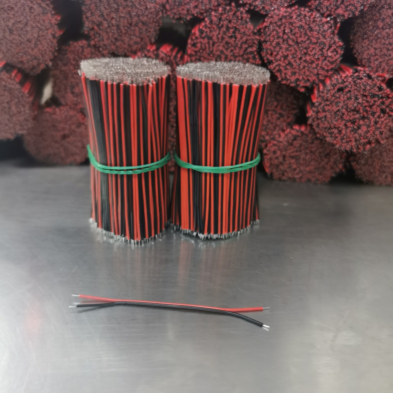 7/1.05红黑排线平行线2p70mm喇叭线蓝牙耳机设备机内线裸铜线