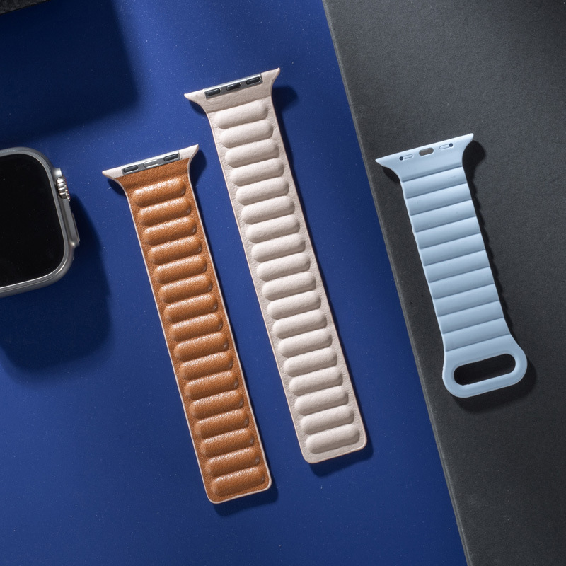 適用アップルiwatch s8910シリコンチェーン式マグネット式腕時計腕時計の腕時計の腕時計の腕時計の腕時計の腕時計の腕時計の腕時計