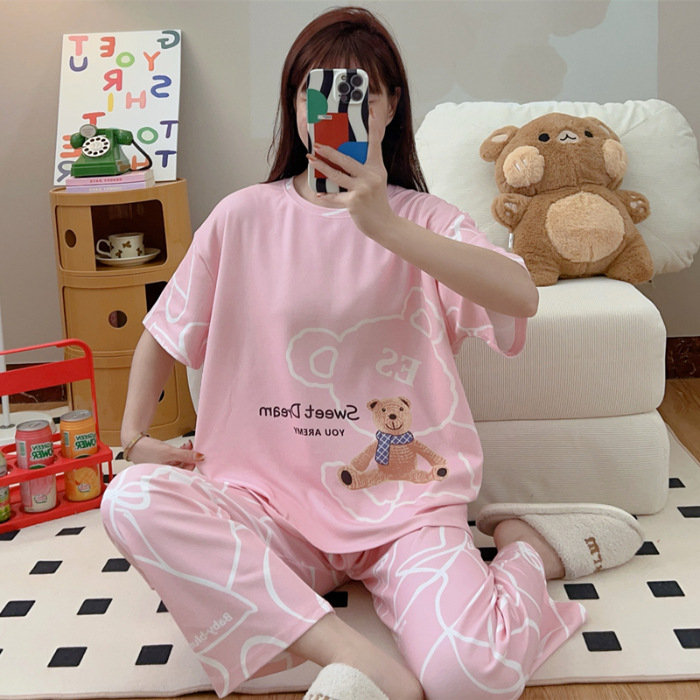 Pijamas nuevos pajamas de verano para mujeres pijamas cortos y largos Mickey ropa para el hogar comercio exterior transfronterizo sudeste asiático