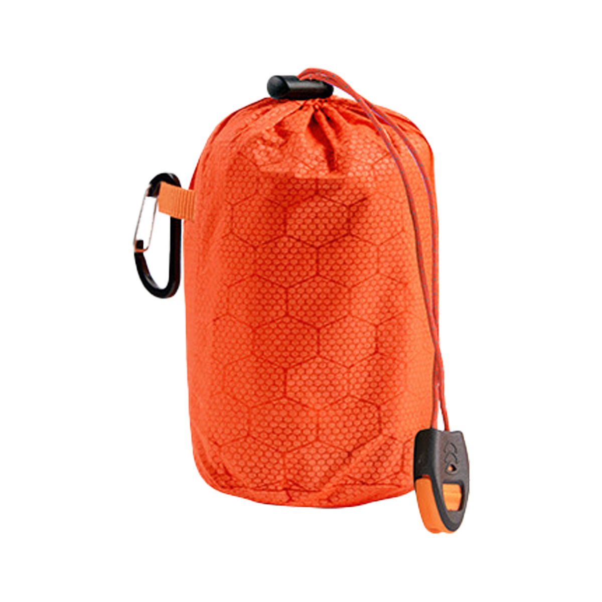 오렌지 열 반사 가방 등산가 생존 휘슬