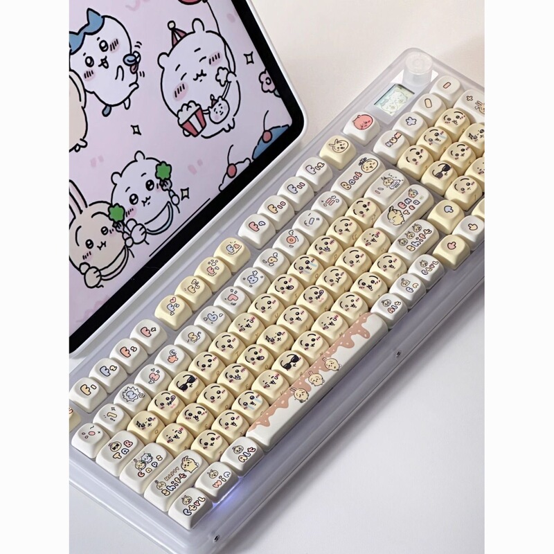 Usachi Moa Side Engraved Keycap (Boxed) Keycap Mechanical Keyboard Cross Axis Moa Highly Cute Ma Sublimation Usachi Moa Side Engraved Keycap (Boxed) Keycap Mechanical Keyboard Cross Axis Moa Highly Cute Ma Sublimation