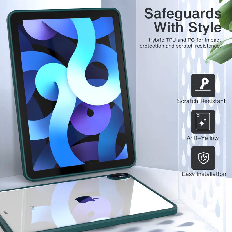 New spot ipad air4 protective cover 10.9 transparent acrylic mini6 inch ultra-thin anti-drop protective bottom case