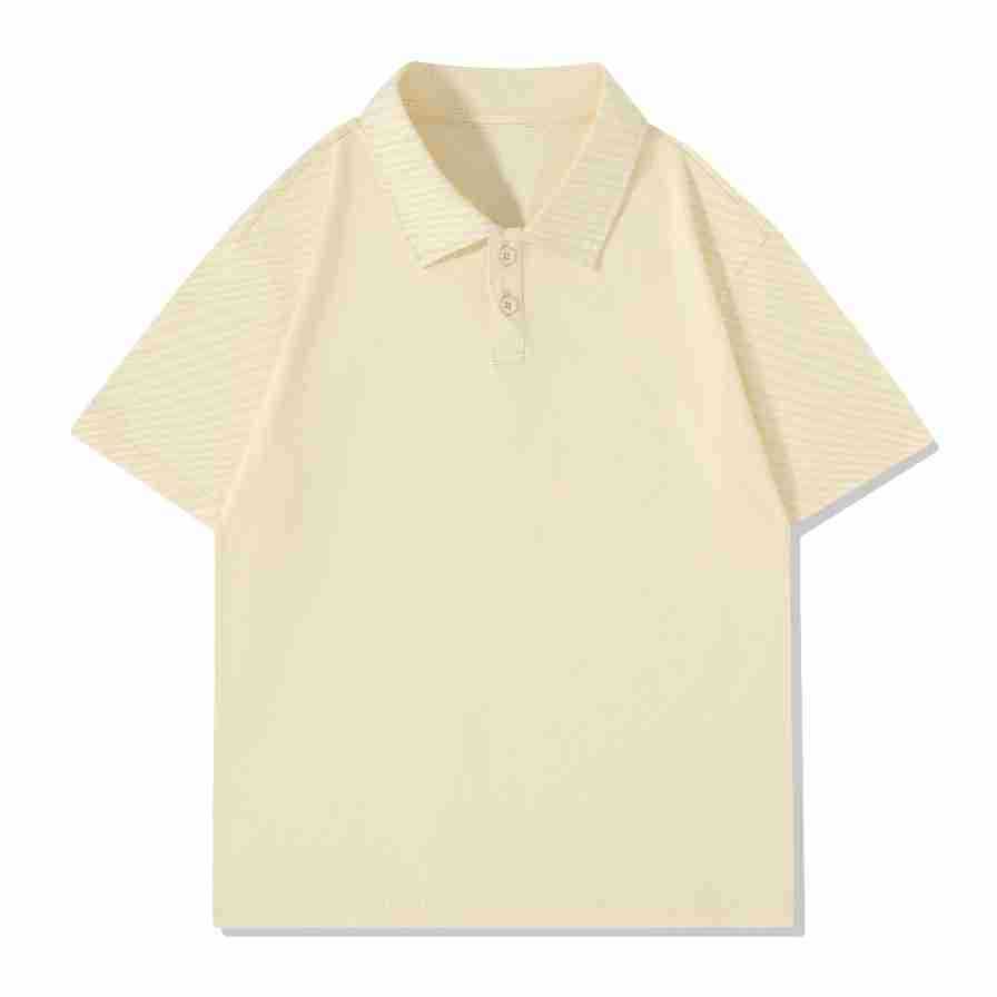 Campamento de verano de algodón de hombro para padres e hijos ropa de clase camiseta cultural para niños polo camiseta de manga corta con collar camiseta personalizada