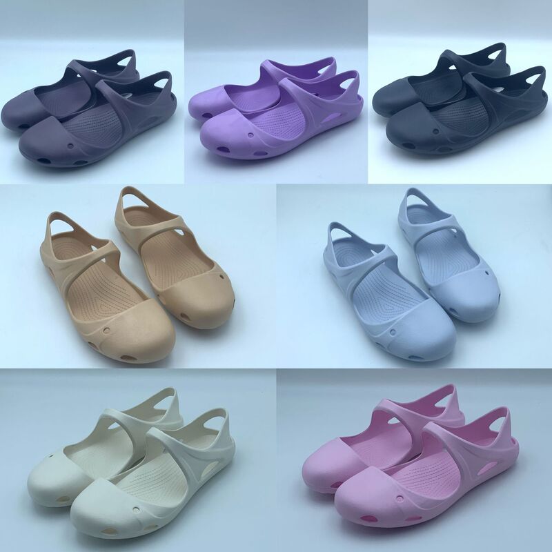 Live-Stream Direct Sales of Eva Slippers for Women, Lightweight, Breathable, Thick-Soled, Comfortable for Outdoor Wear, Casual Beach Yoga Sandals