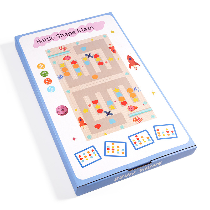 Entrenamiento de pensamiento lógico para niños transfronterizos forma de cuatro colores juego magnético de ajedrez juegos de mesa juegos de puzzle image 4