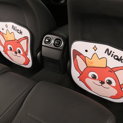 2024 car seat cushion four: Chair back anti-kick pad